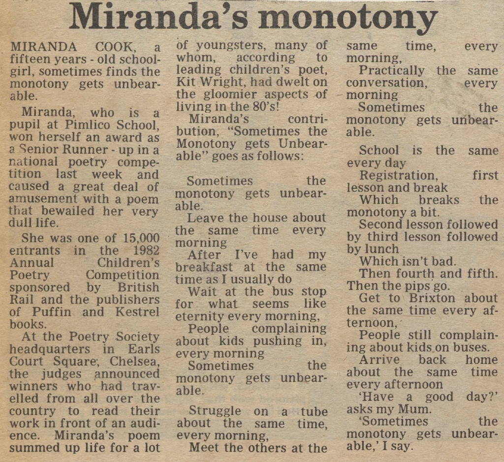 19821001 MIRANDA COOK MONOTONY PIMLICO SCHOOL WPN CN.jpg